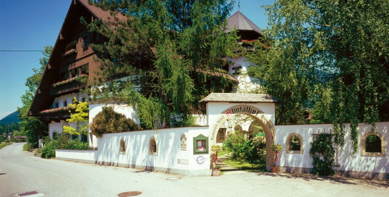 Romantikhotel Almtalhof Grünau im Almtal Dış mekan fotoğraf
